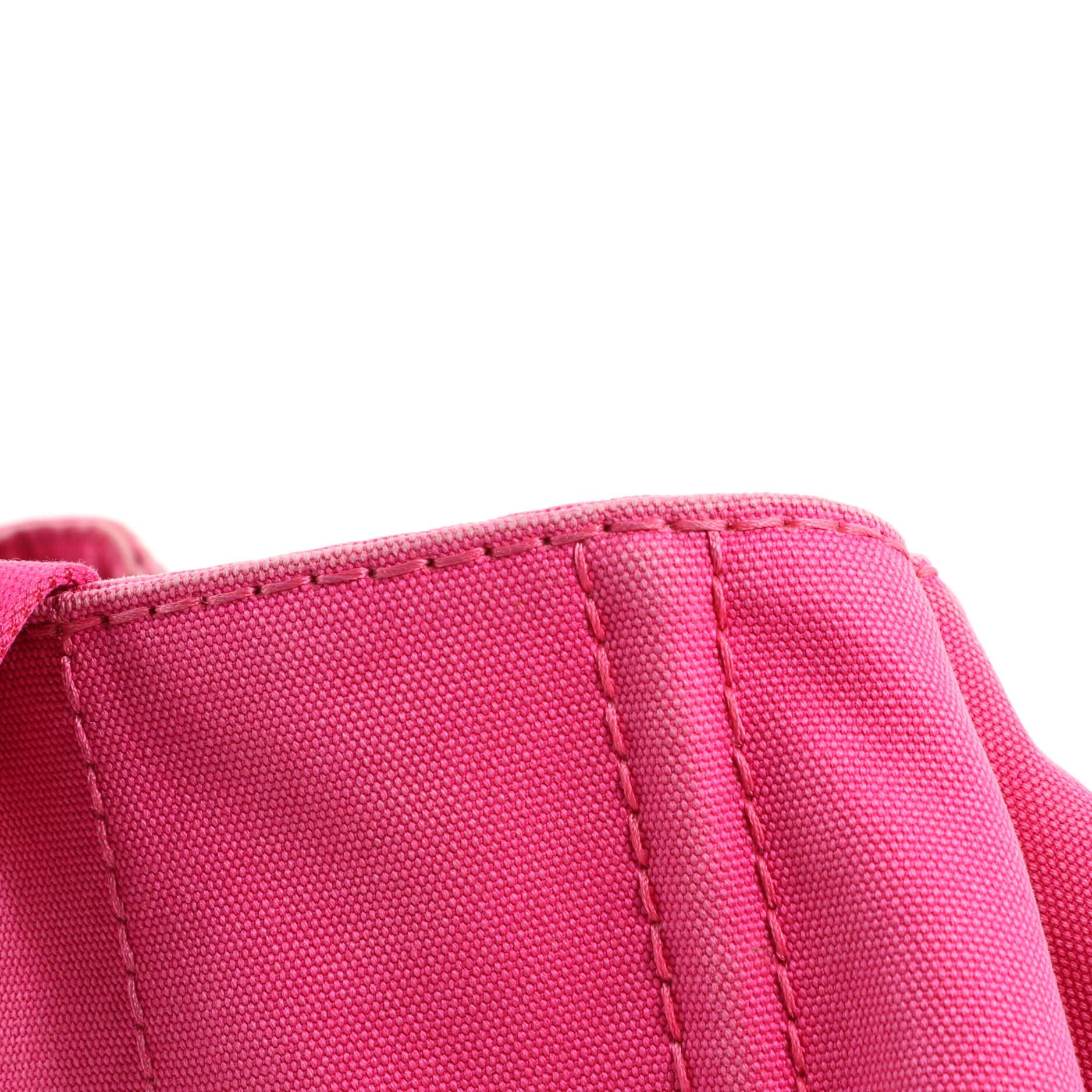 Prada Canapa Tote Canvas Medium In Good Condition In NY, NY