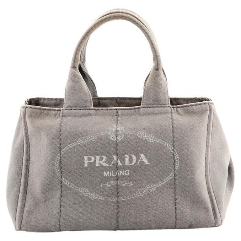 Prada Canapa Convertible Tote Canvas Large at 1stDibs