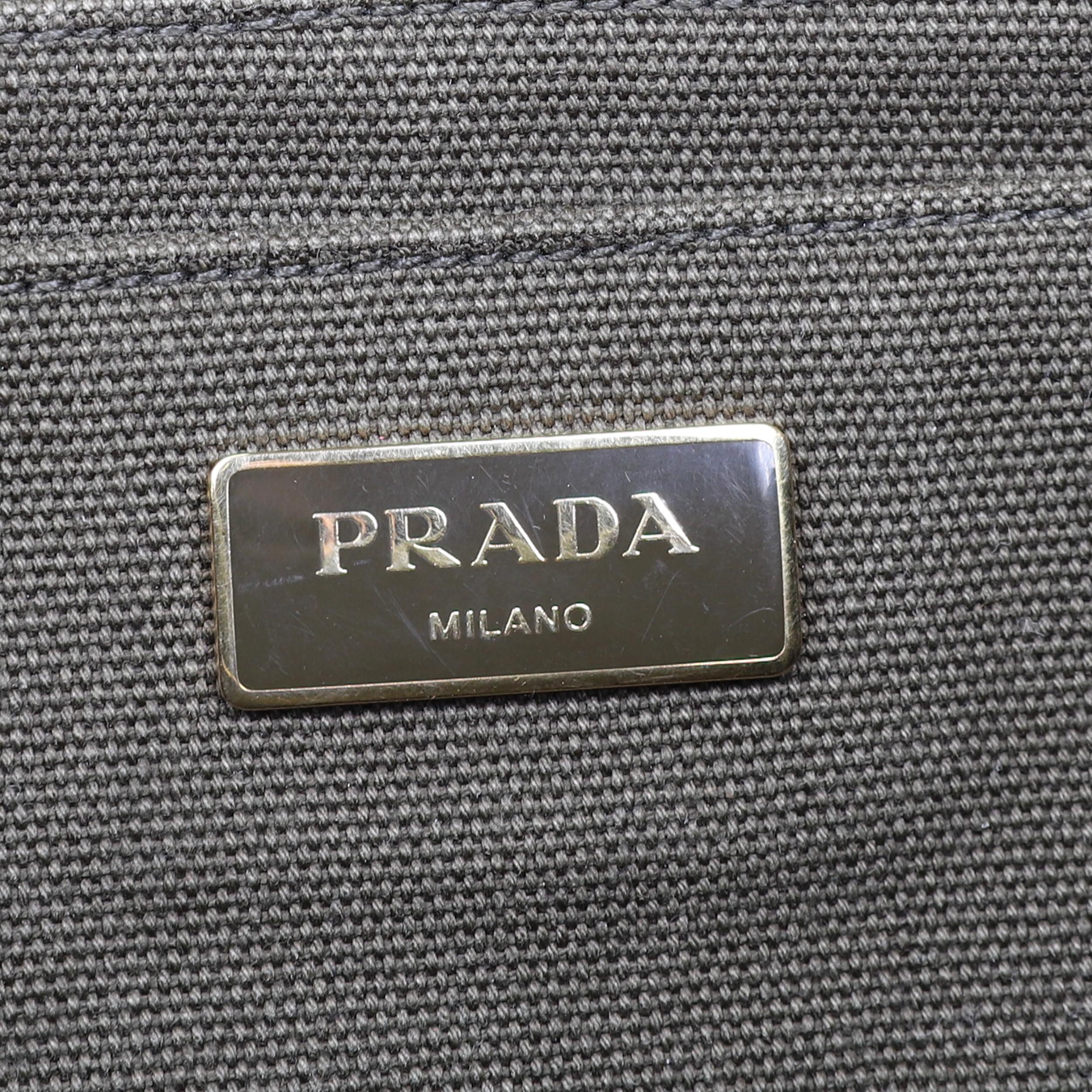 Prada Canapa Tote In Good Condition For Sale In Rīga, LV