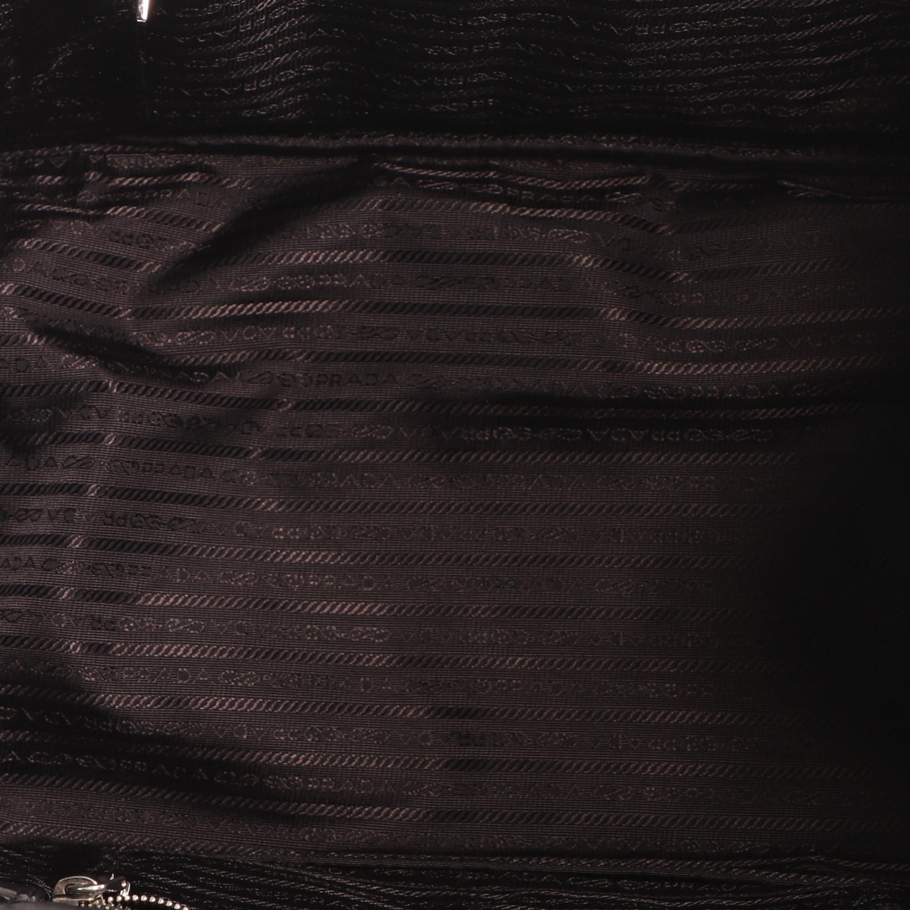 Prada Canapa Tote Bedrucktes Tessuto Medium für Damen oder Herren