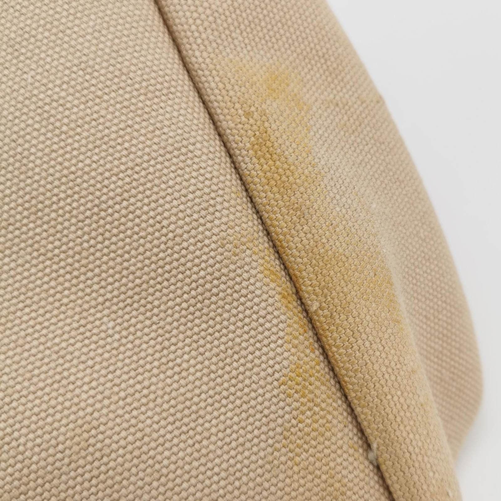 Prada Canape Canvas Tote Beige Top Handle Bag with Jewels 5