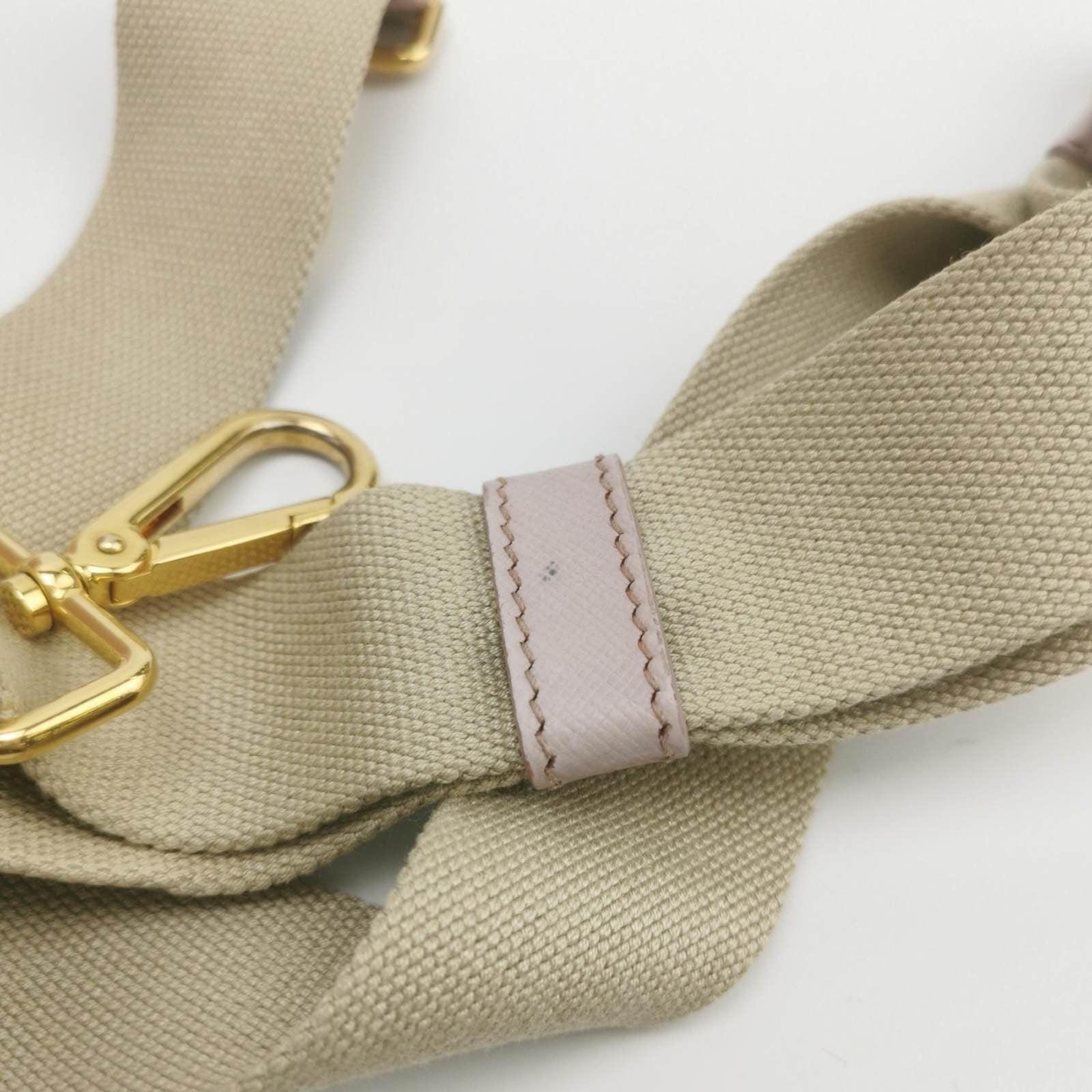Prada Canape Canvas Tote piccola rosa con manico superiore e cinturino in vendita 10