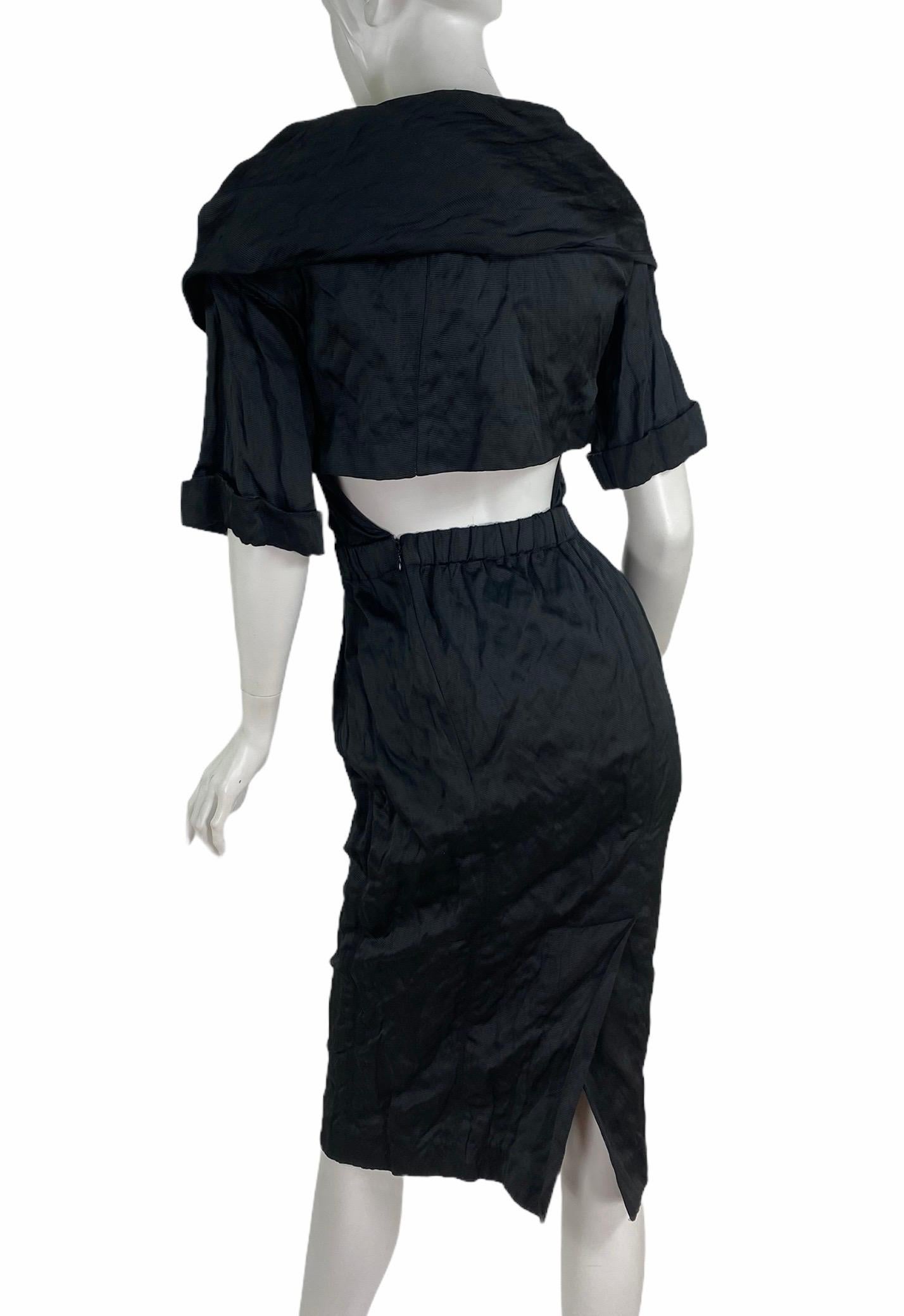 prada black dress