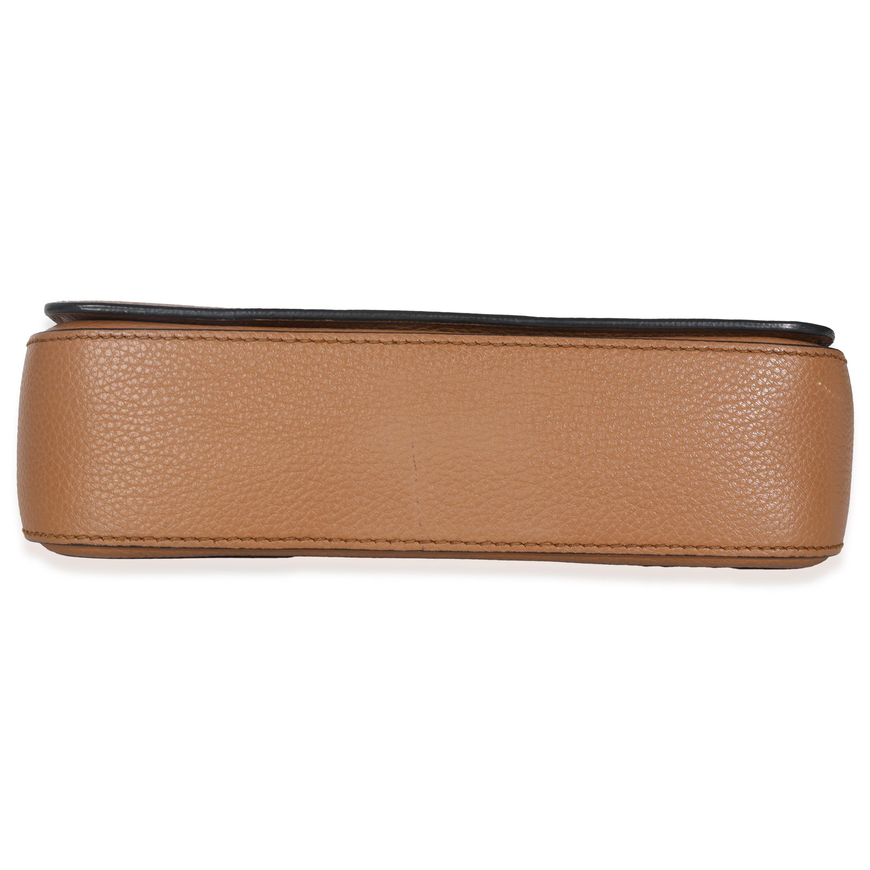 Prada Caramel Vitello Daino Camera Crossbody For Sale 3