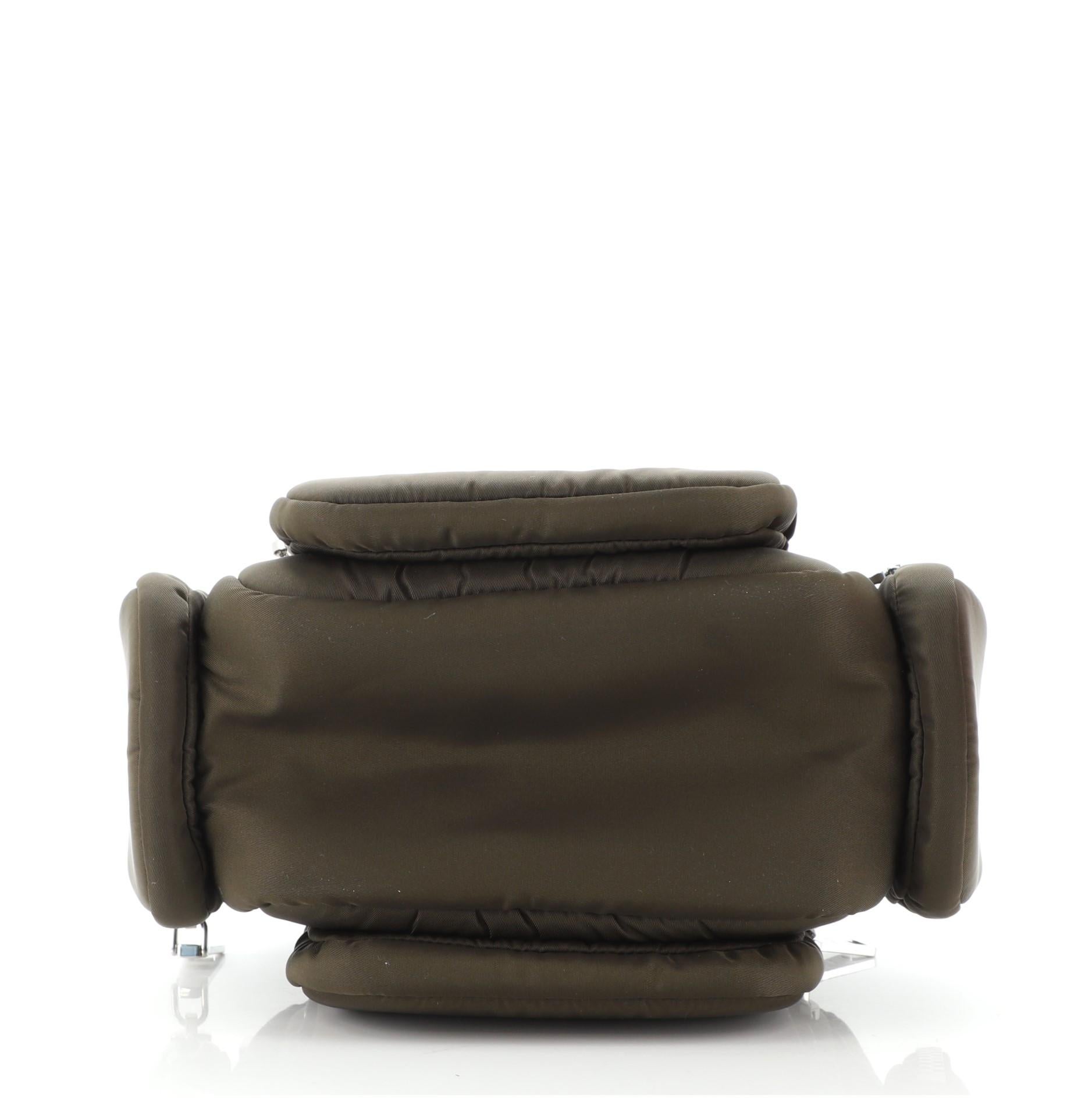 top handle nylon backpack