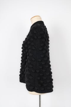 Prada Cashmere and Wool Black Cape