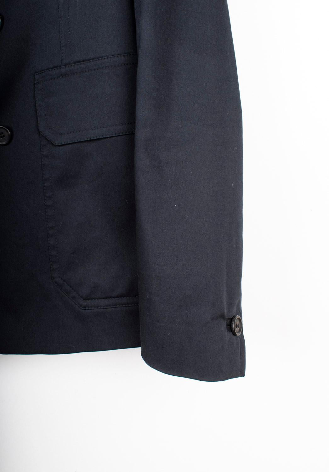 Prada Giacca Casual Blazer Doppio Petto da Uomo Taglia IT50R-M/L, M.L.A. In condizioni buone in vendita a Kaunas, LT