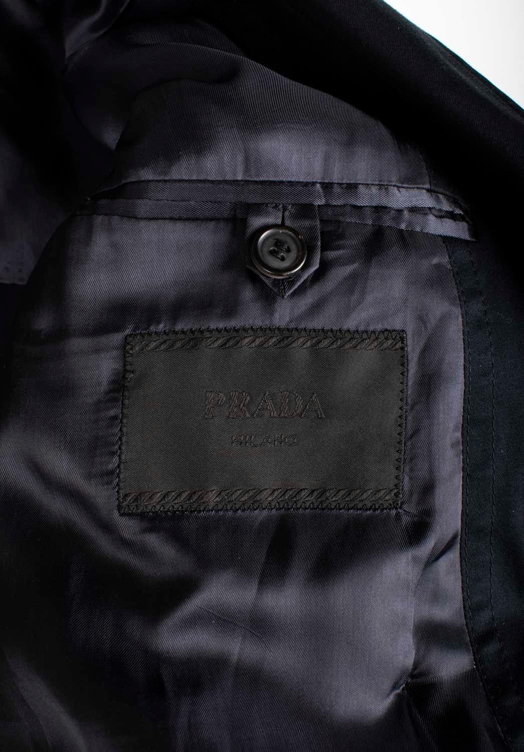 Prada Giacca Casual Blazer Doppio Petto da Uomo Taglia IT50R-M/L, M.L.A. in vendita 2