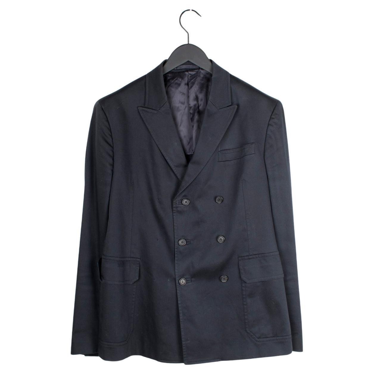 Prada Giacca Casual Blazer Doppio Petto da Uomo Taglia IT50R-M/L, M.L.A. in vendita