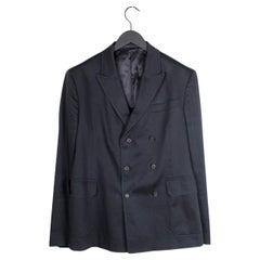 Chaqueta Prada Casual Blazer Doble Pechera Hombre Talla IT50R-M/L, S1509