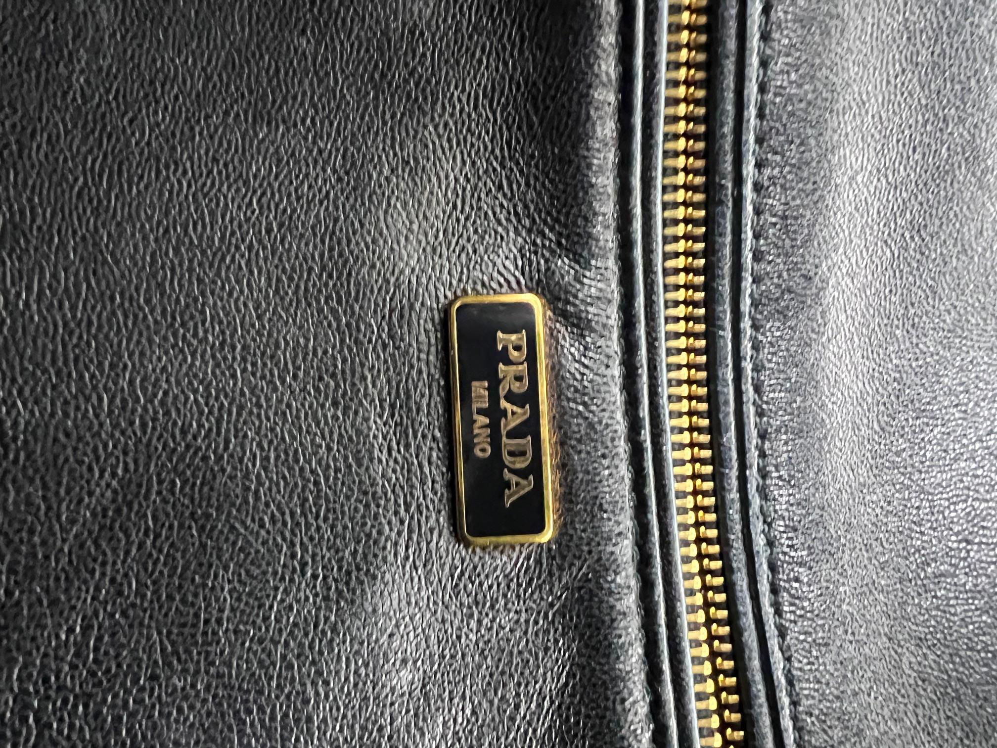 Prada Cavallino Leopard calf Hair Shoulder Bag For Sale 6