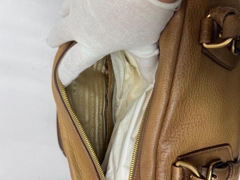 cervo leather backpack Prada brown Antik drawstring bag T7 Our essential design for this season Leather Backpack Fringe Coach Backpack
