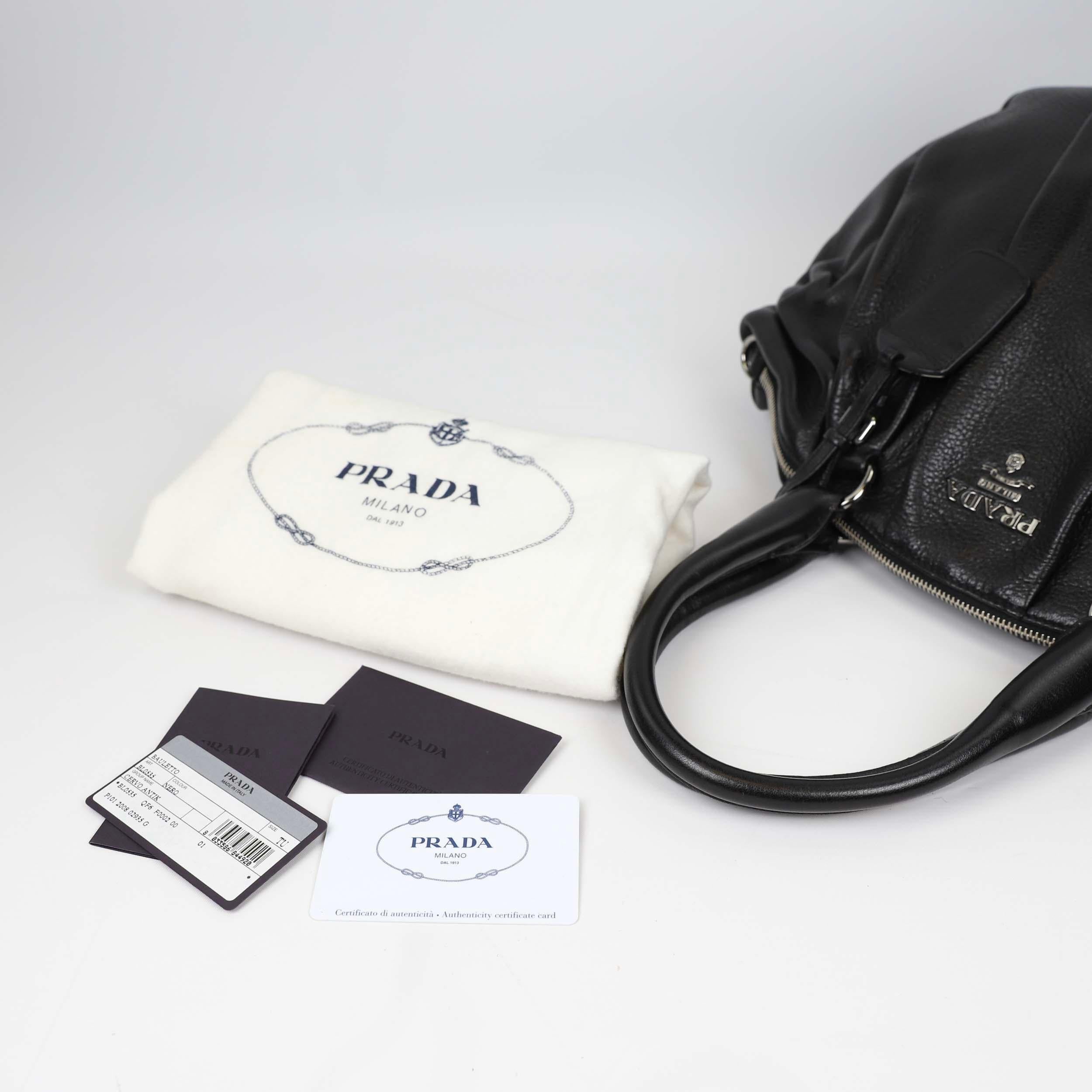 Prada Cervo Antik Leather handbag 14