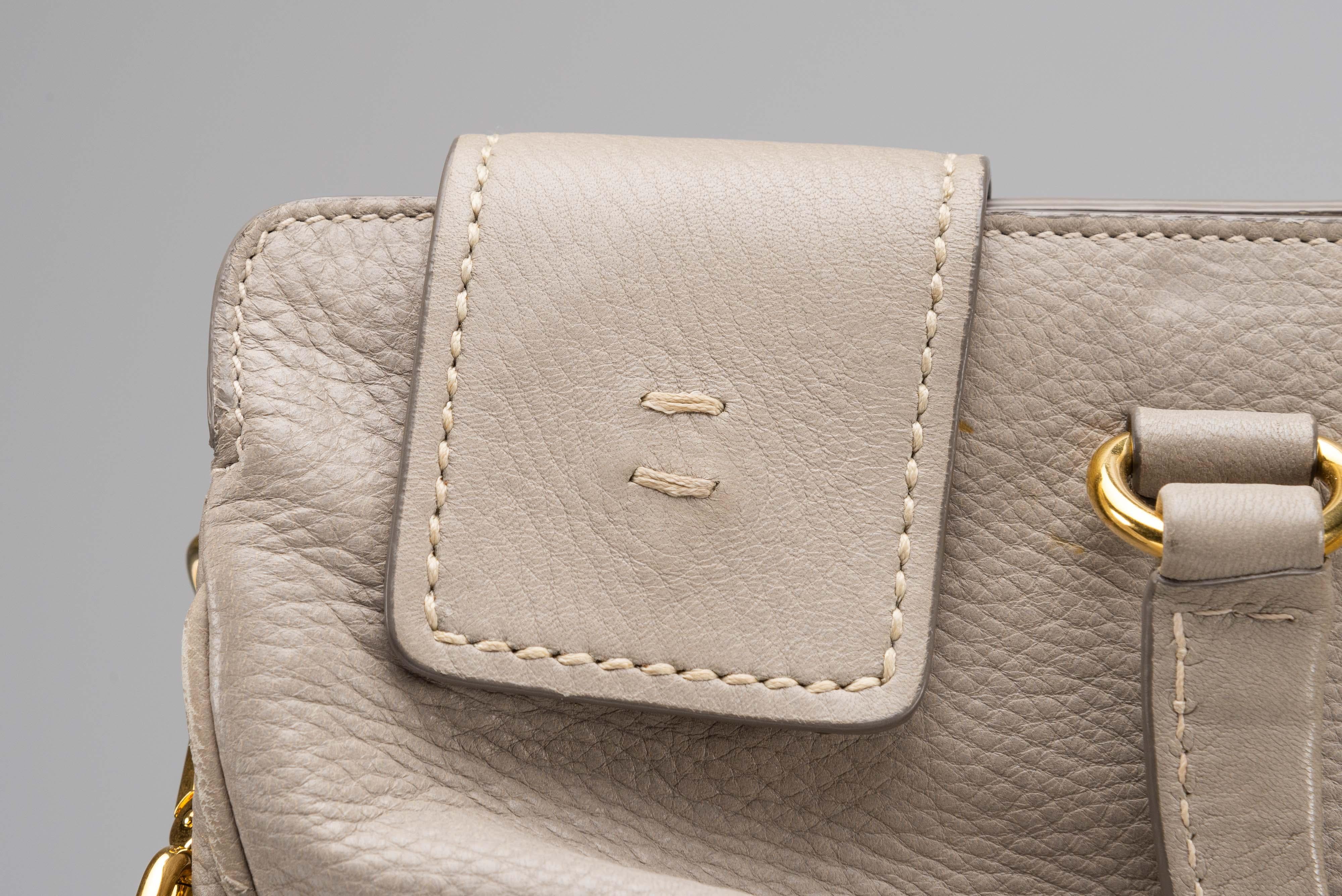 Prada Cervo Borsa a tracolla in pelle 3