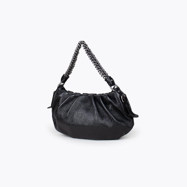 Prada, Bags, Prada Leather Beige Lux Degrade Cervo Chain Hobo Shoulder Bag  Womens Euc