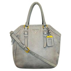 Vintage Prada Cervo Lux Sfumata Leather Hobo Bag