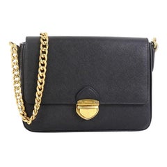 Prada Chain Flap Bag Saffiano Leather Small