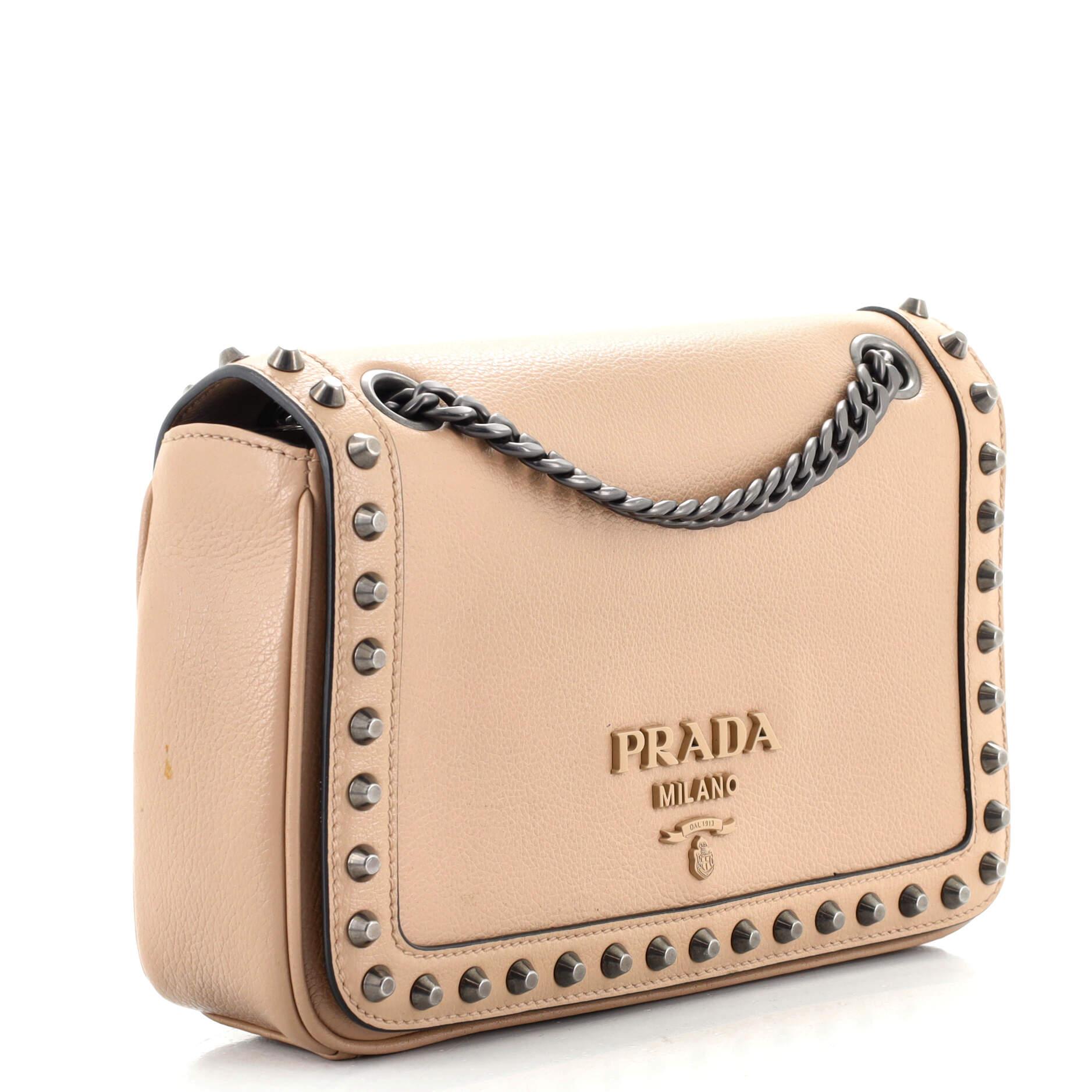 Prada pattina glace calf top