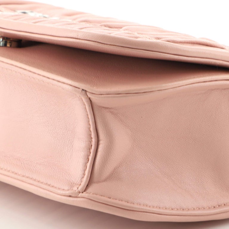 Prada Chain Flap Crossbody Bag Nappa Gaufre Small at 1stDibs