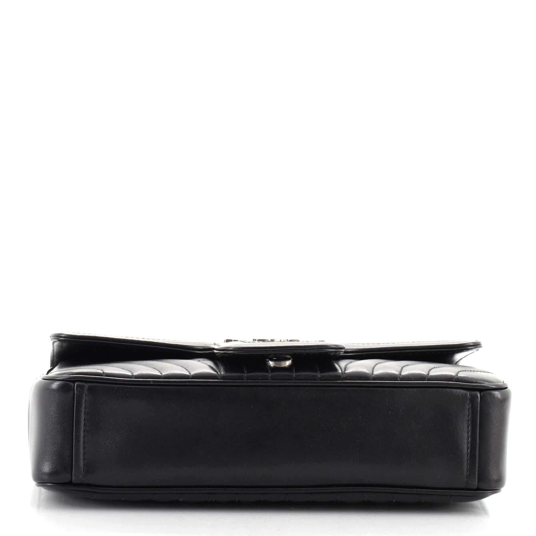 prada diagramme leather shoulder bag