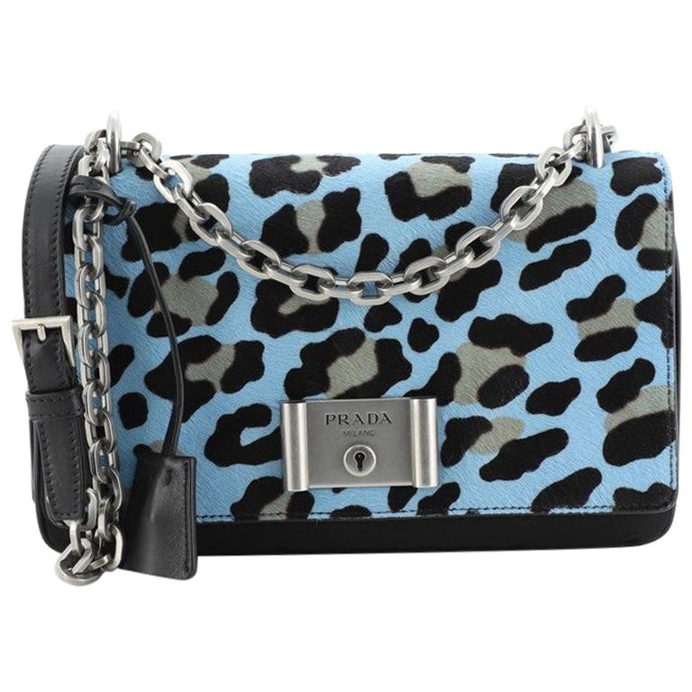 prada flap shoulder bag