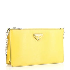 Prada Kette Pochette Saffiano Leder