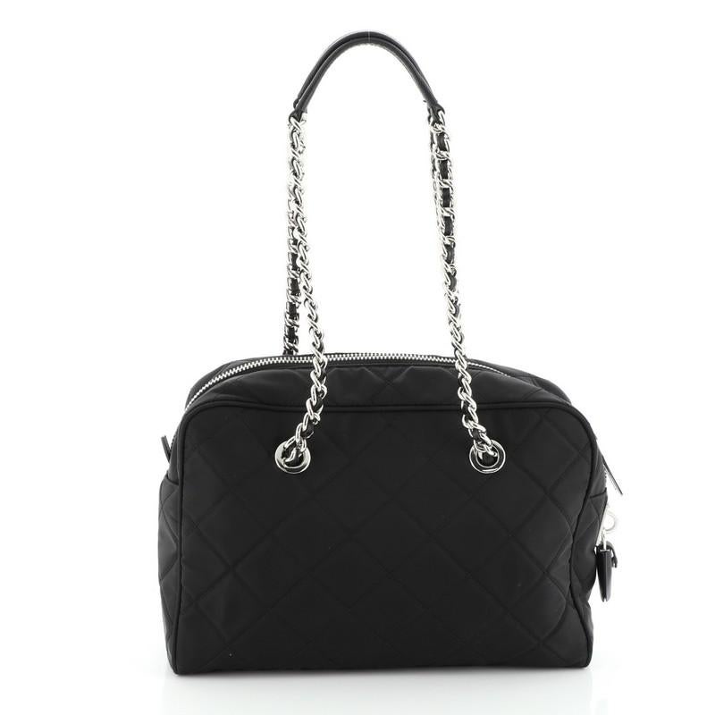prada quilted bag with chain
