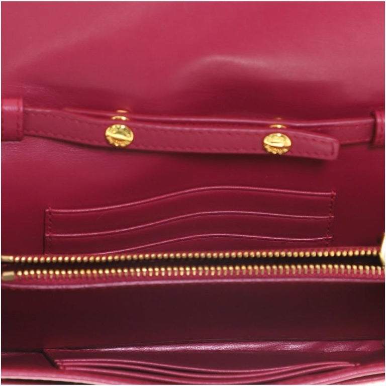 Prada Saffiano Metal Wallet on Chain - Red Crossbody Bags, Handbags -  PRA849828