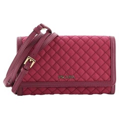 prada quilted crossbody bag Used Prada Chain Wallet Crossbody Quilted Tessuto