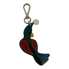 Prada Charm Parrot with Silver Hardware