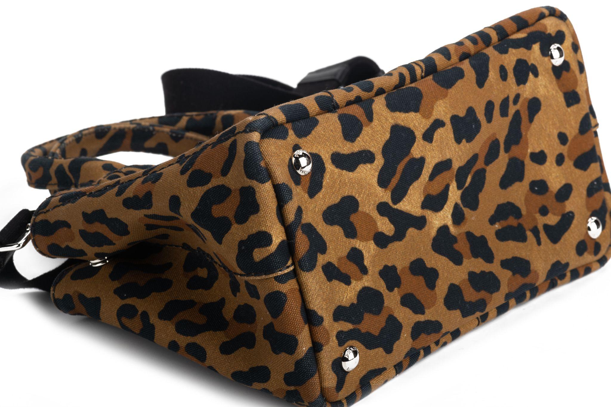 Women's Prada Cheetah Print 2 Way Handbag
