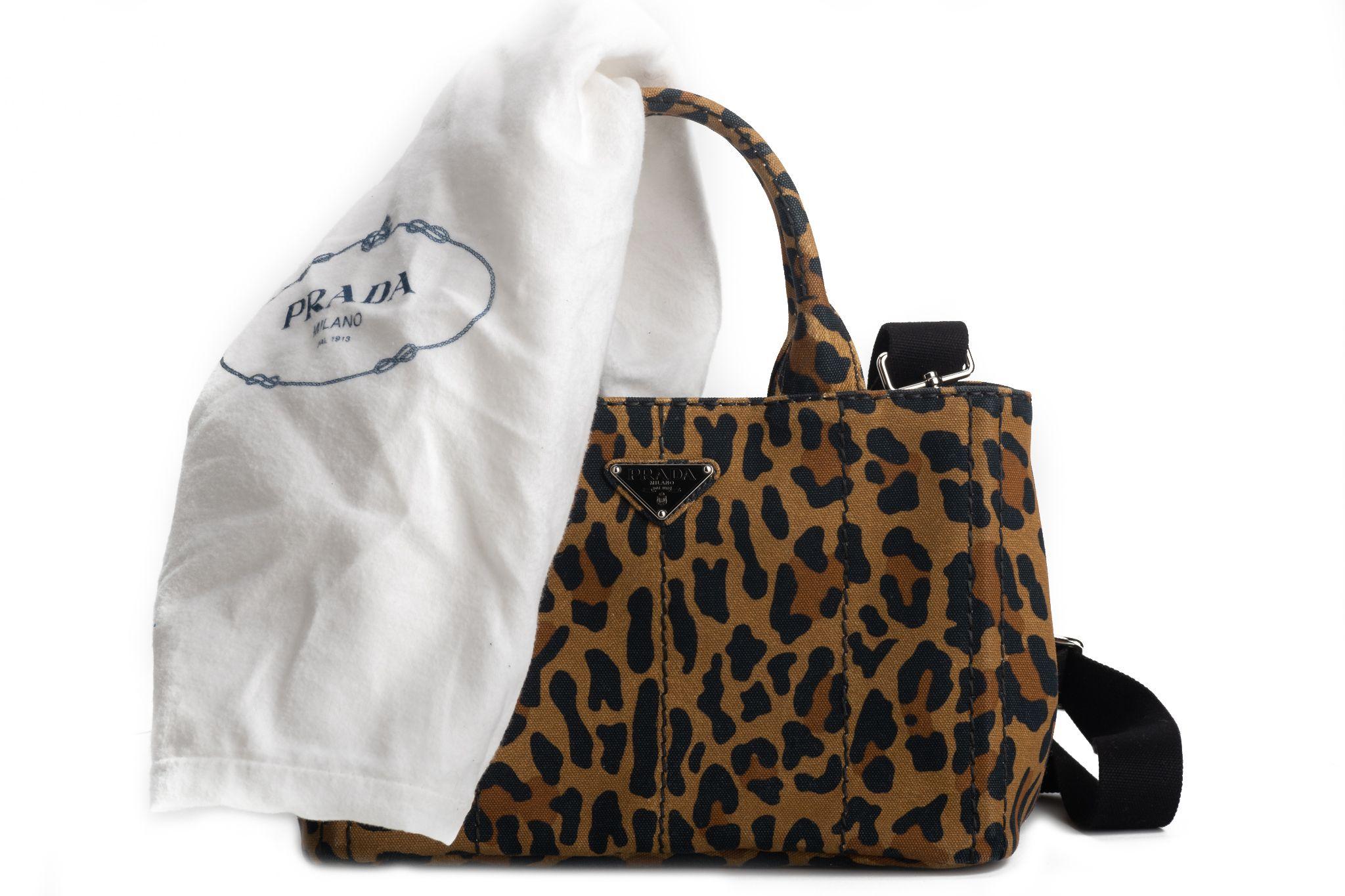 Prada Cheetah Print 2 Way Handbag 1