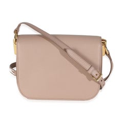 Prada Cipria Saffiano Lux Embleme Flap Shoulder Bag