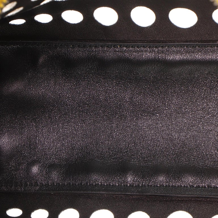Prada City Fori Chain Shoulder Bag Perforated Calfskin Small 1