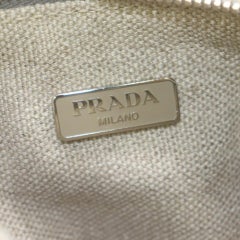 Prada Clear Vinyl Floral Tote Bag with Strap 863384