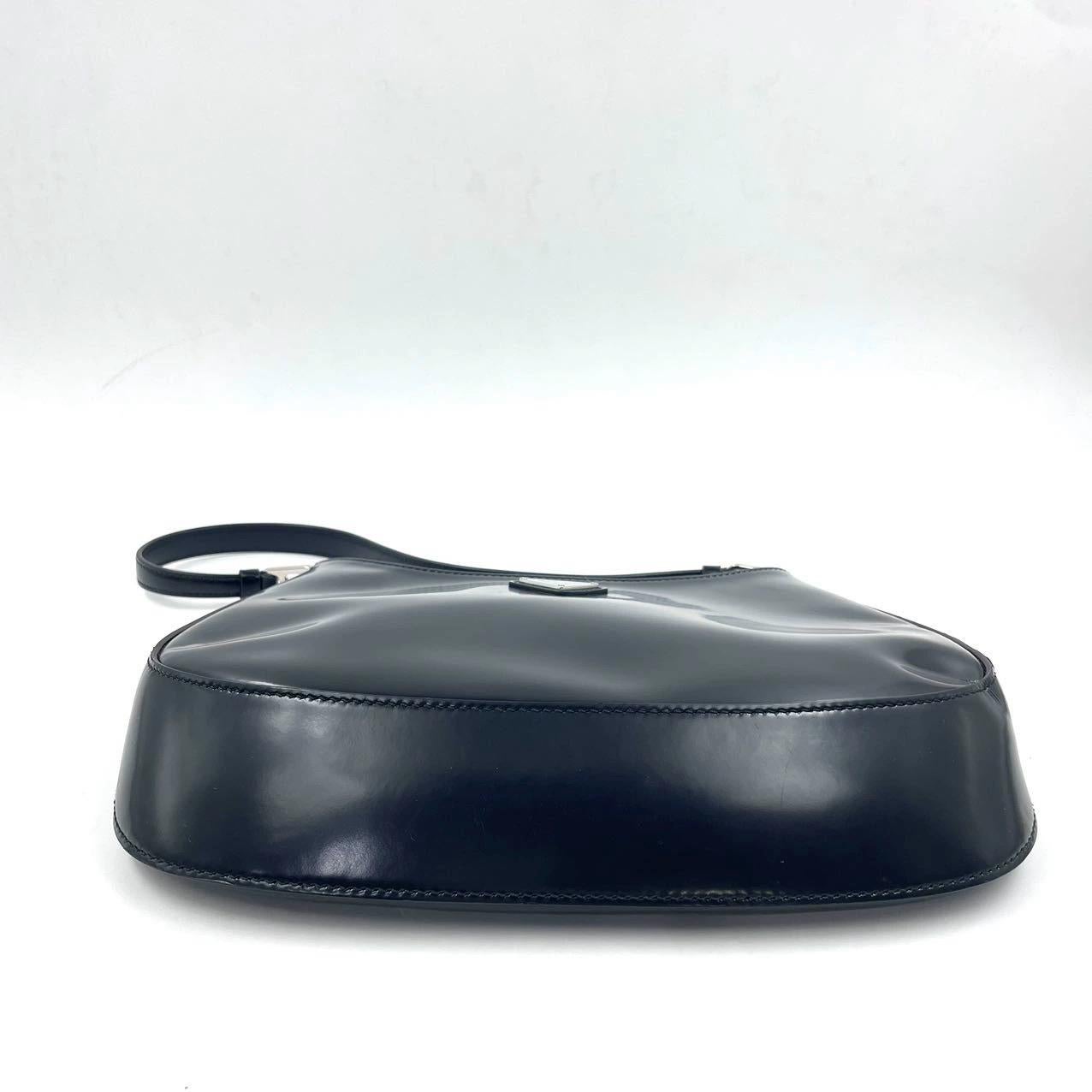 Prada Cleo Black leather shoulder bag 6