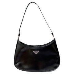 Prada Cleo Black leather shoulder bag