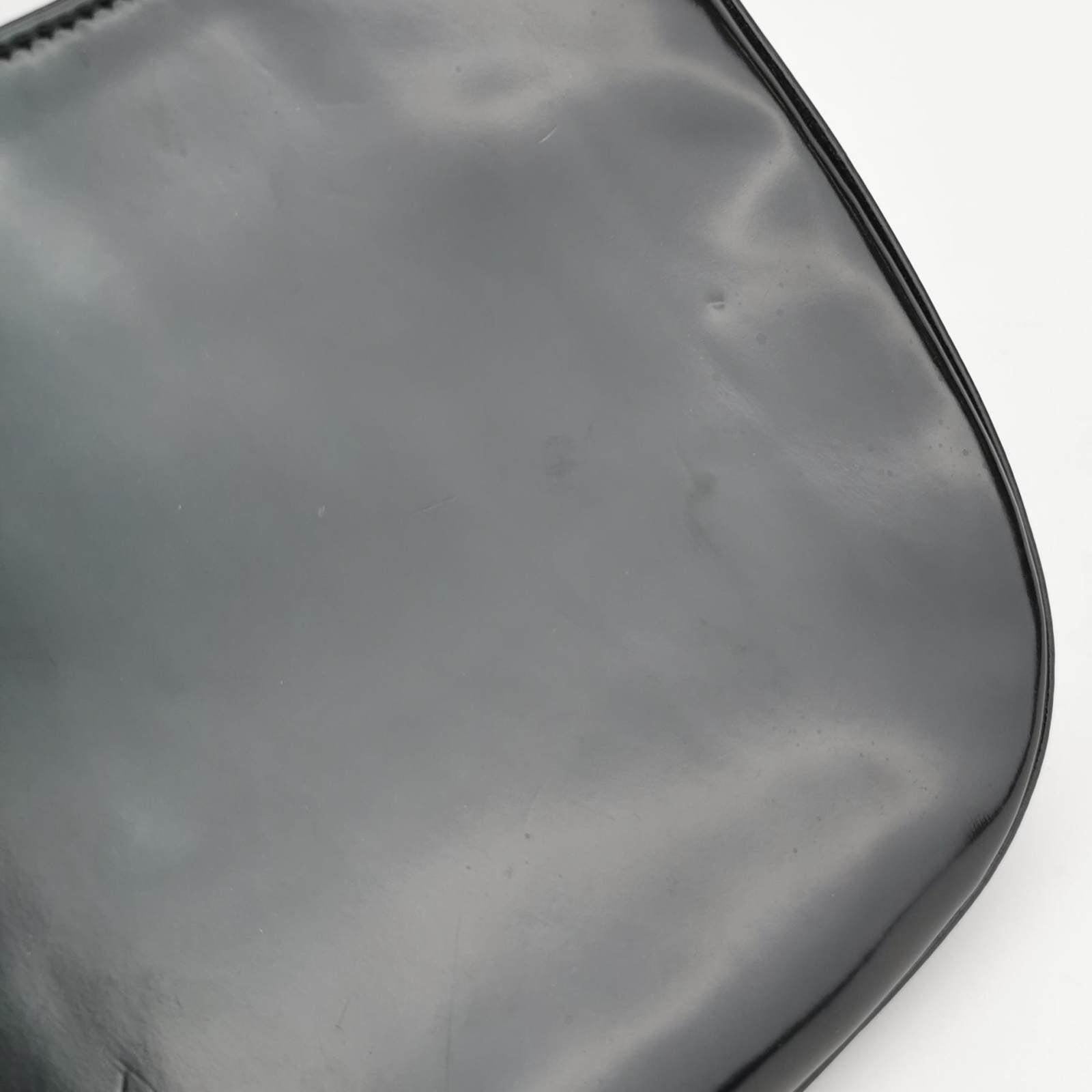 Prada Cleo Black Smooth Leather Shoulder Bag For Sale 6