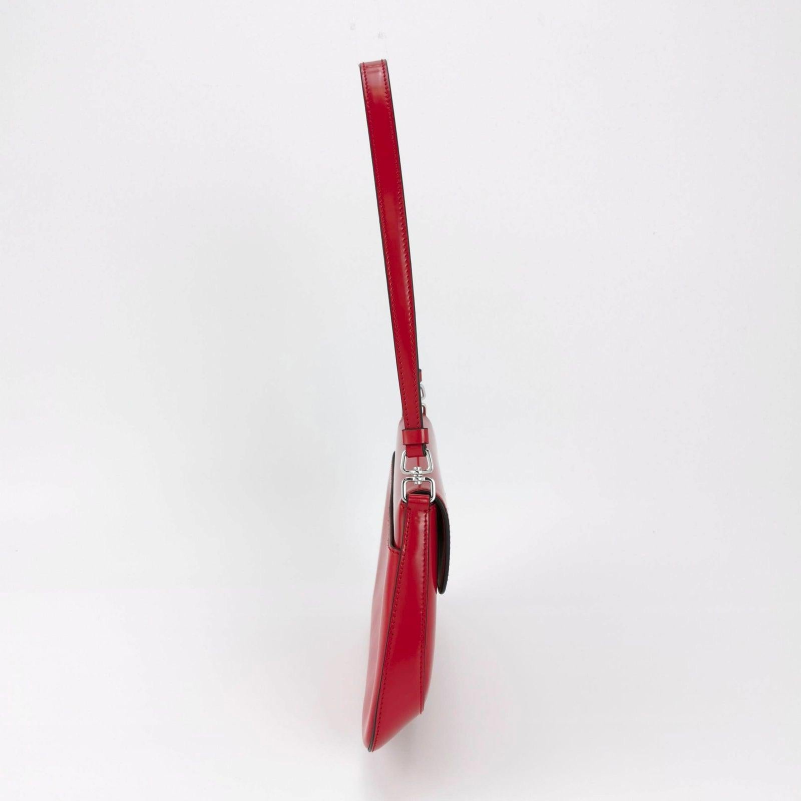 prada red cleo bag