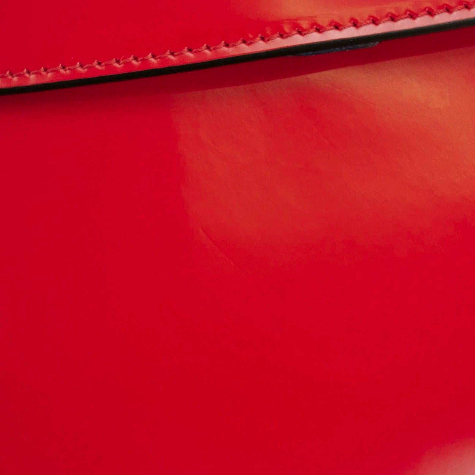 Prada Cleo Flap Red Leather Small Shoulder bag 3