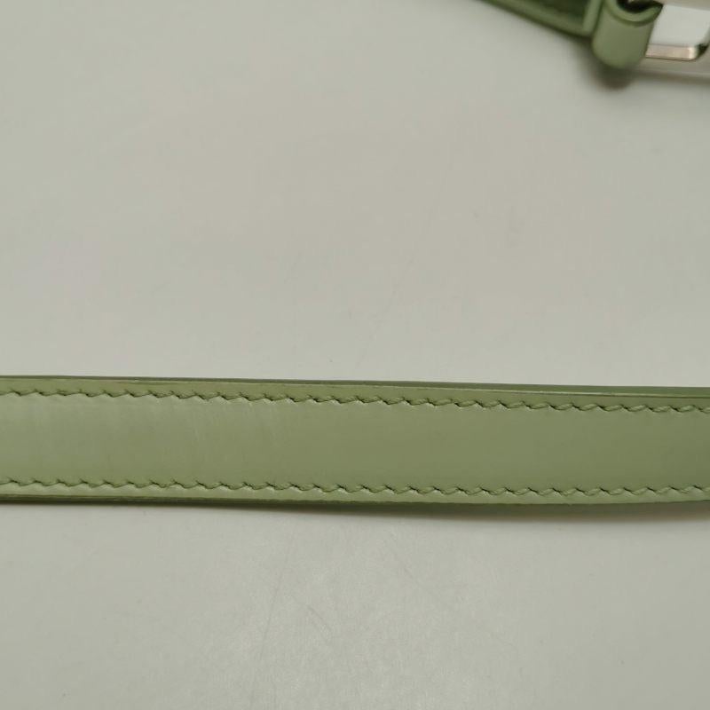 Prada Cleo Green Smooth Leather Shoulder Bag 5