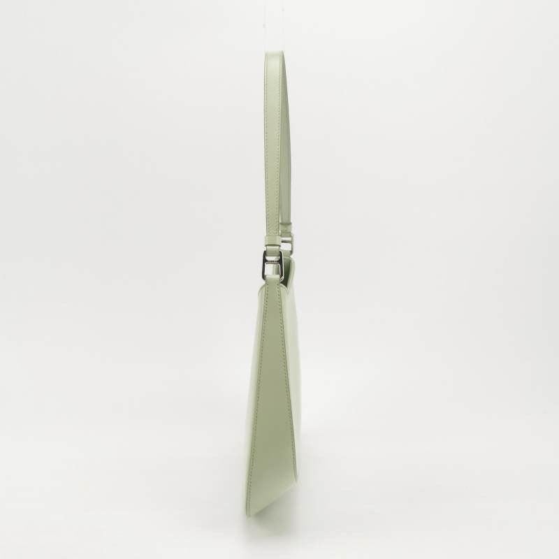 Women's Prada Cleo Green Smooth Leather Shoulder Bag