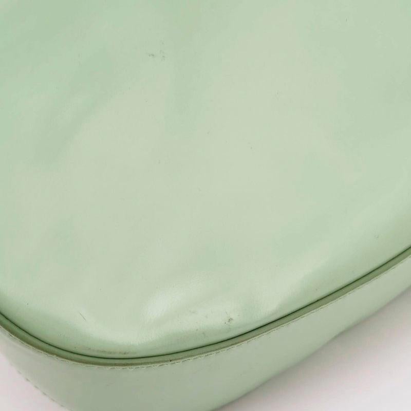 Prada Cleo Green Smooth Leather Shoulder Bag 4