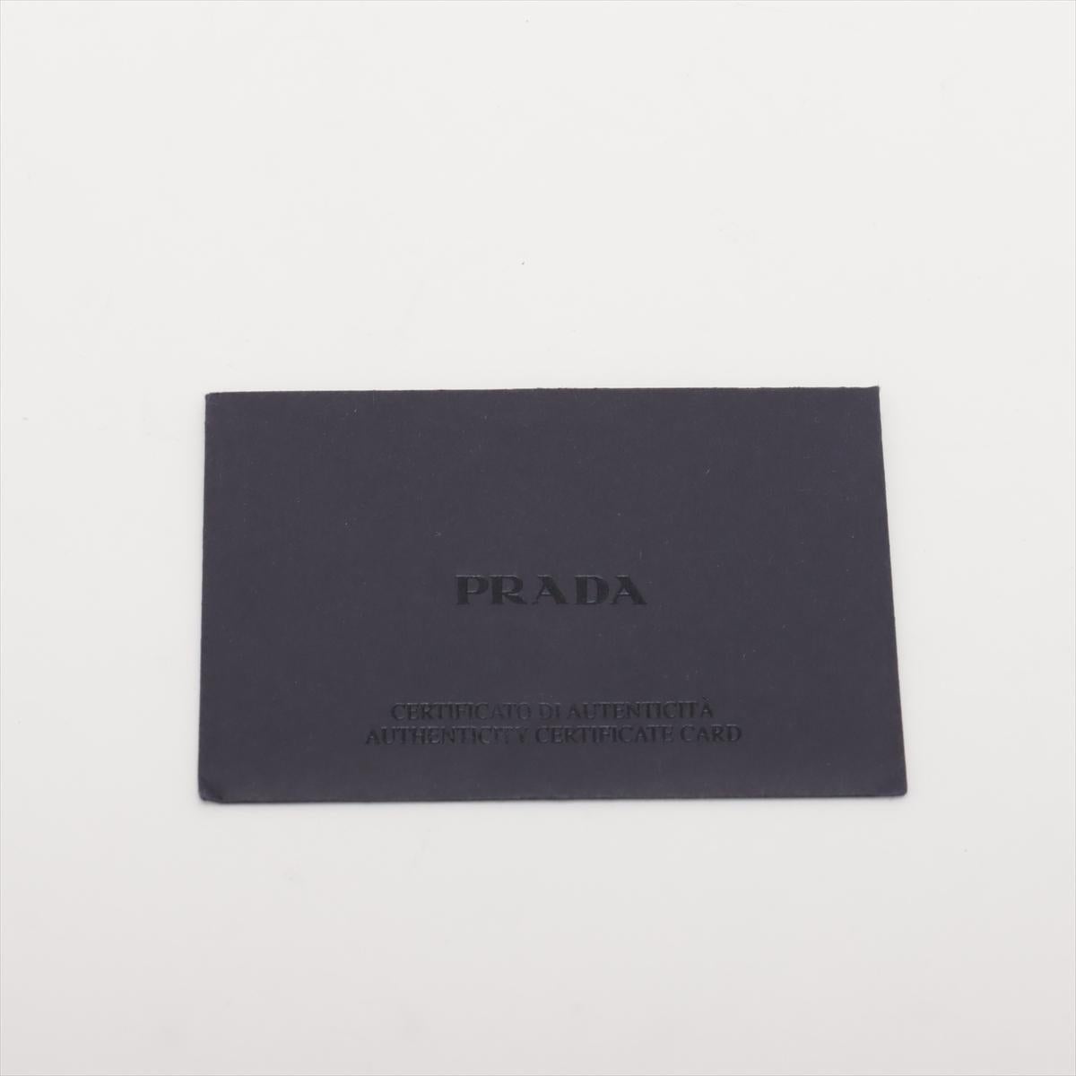 Prada Cleo Jacquard Shoulder Bag Black x White For Sale 9