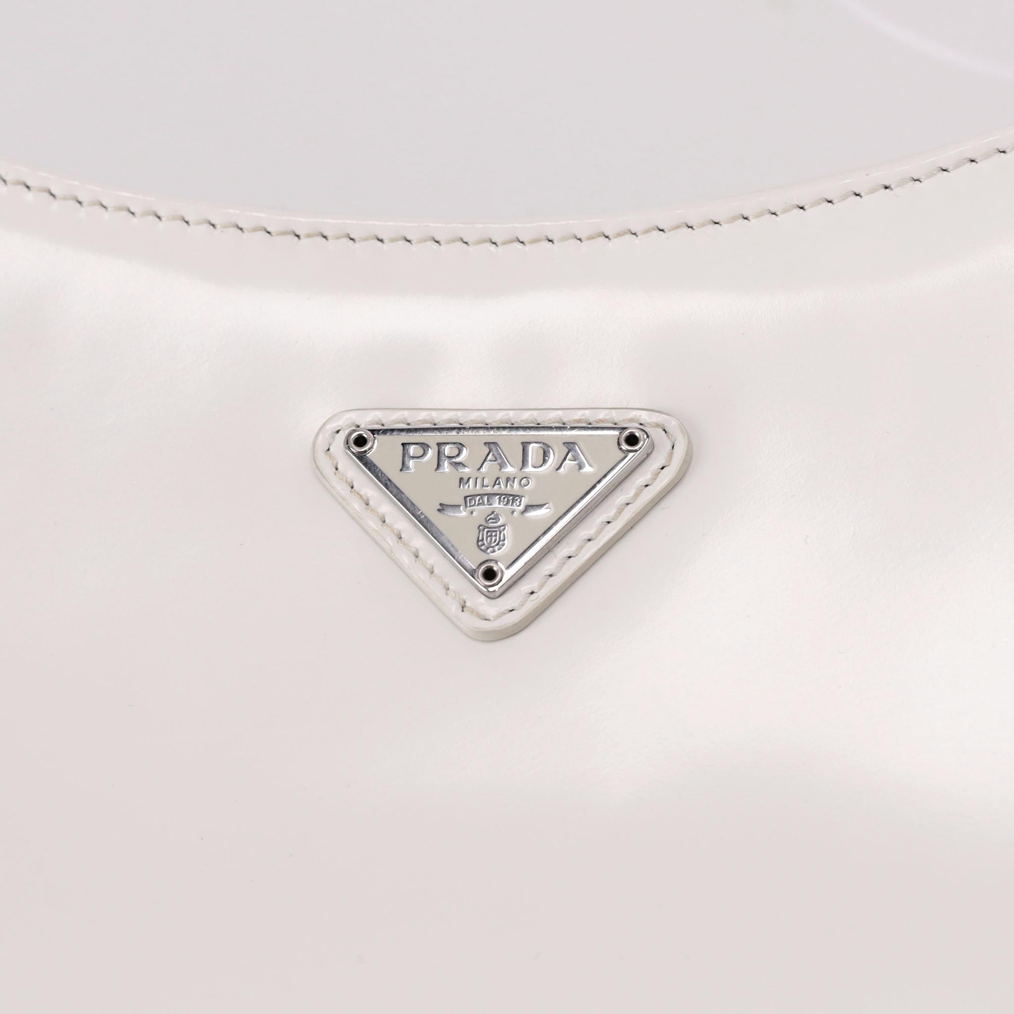 Prada Cleo Leather Shoulder Bag For Sale 1
