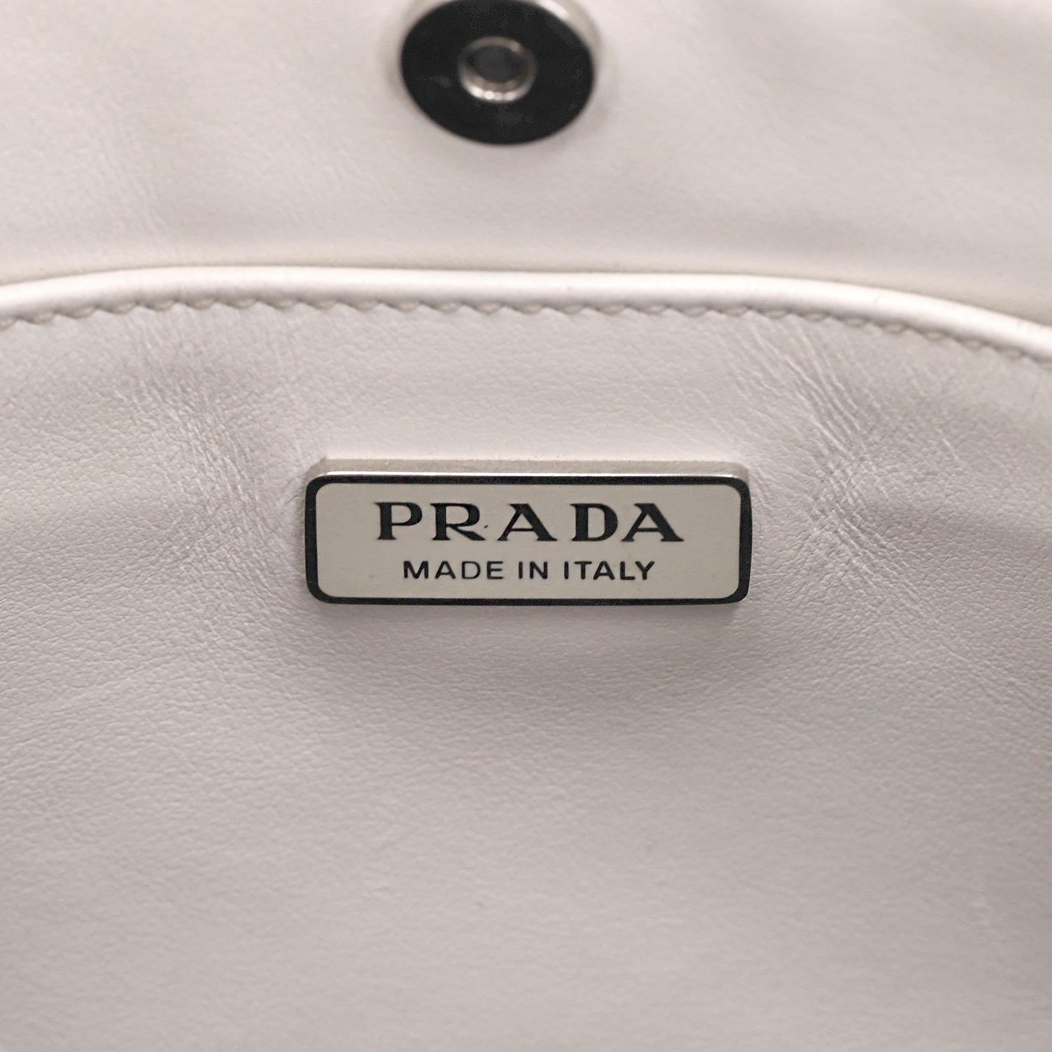 Prada Cleo Leather Shoulder Bag For Sale 2