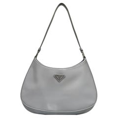 Prada Cleo Brushed Leather Shoulder Bag With Flap – Hepper Sales