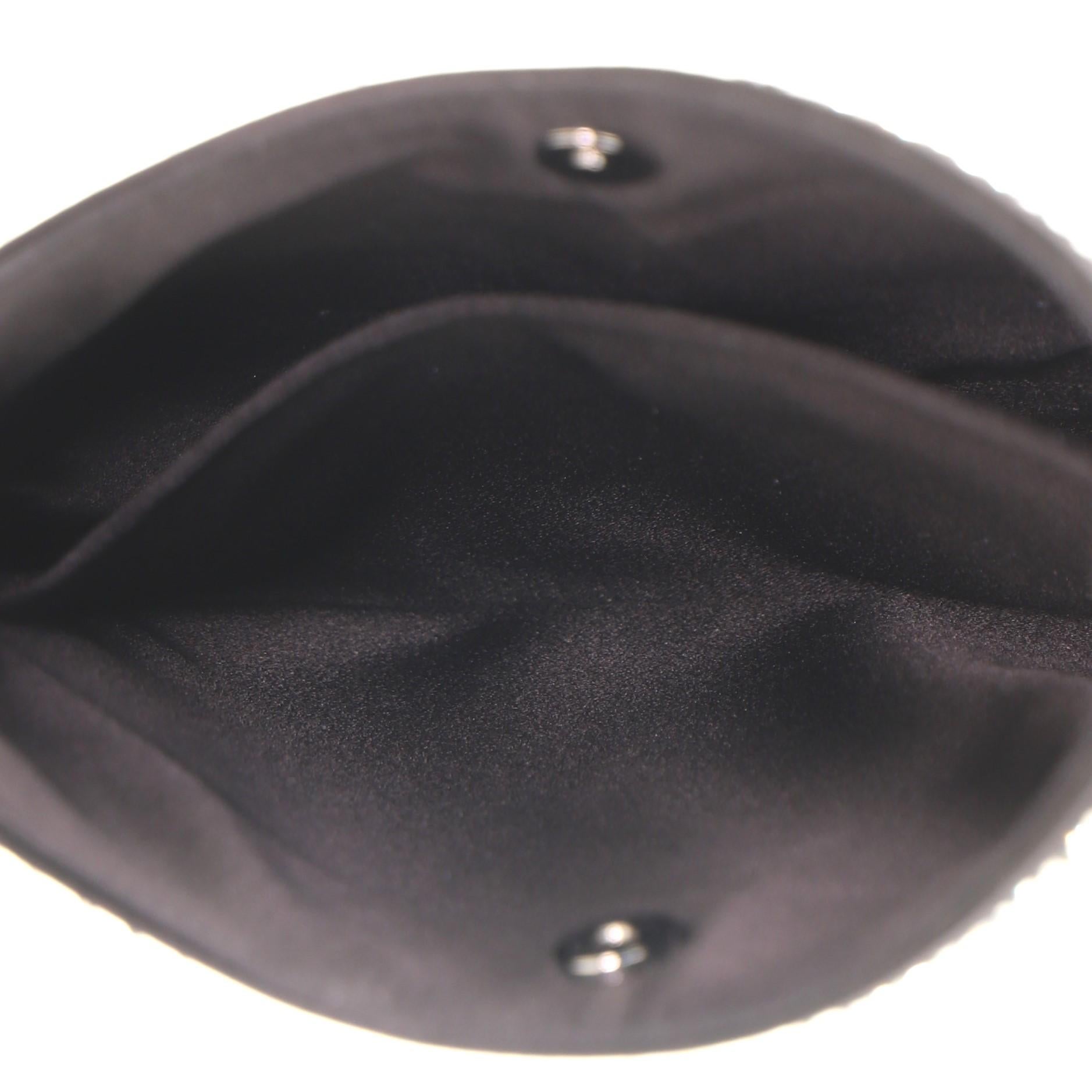 Black Prada Cleo Shoulder Bag Crystal Embellished Satin Small