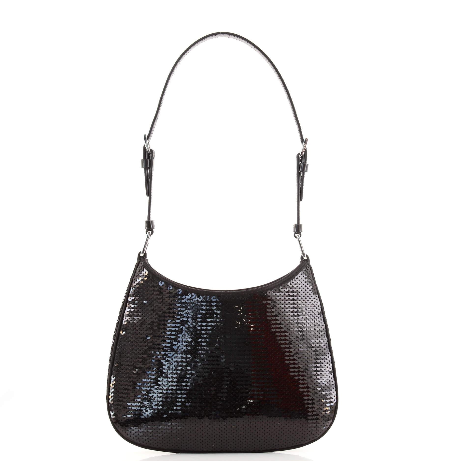 Women's or Men's Prada Cleo Shoulder Bag Sequins Small