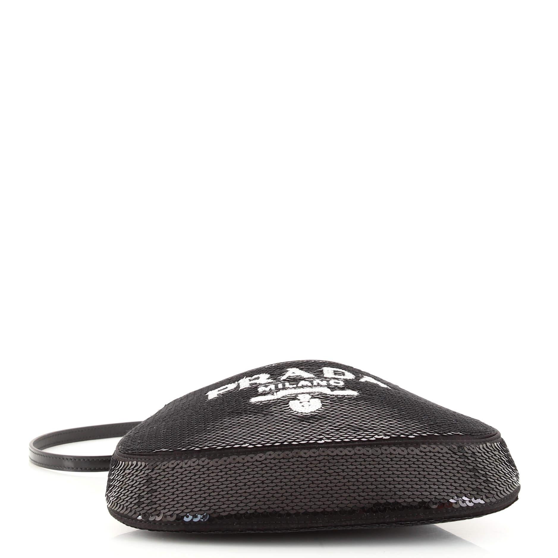 Women's or Men's Prada Cleo Shoulder Bag Sequins Small